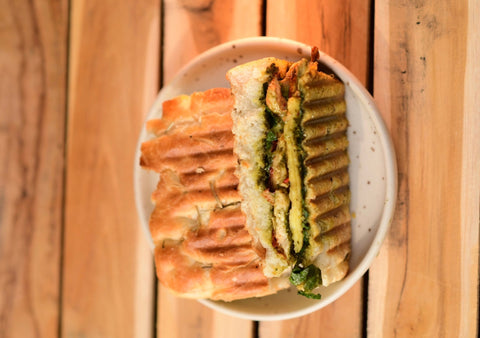 Focaccia Pesto Chicken Sando