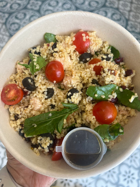 Couscous Salad with Vinaigrette Dressing