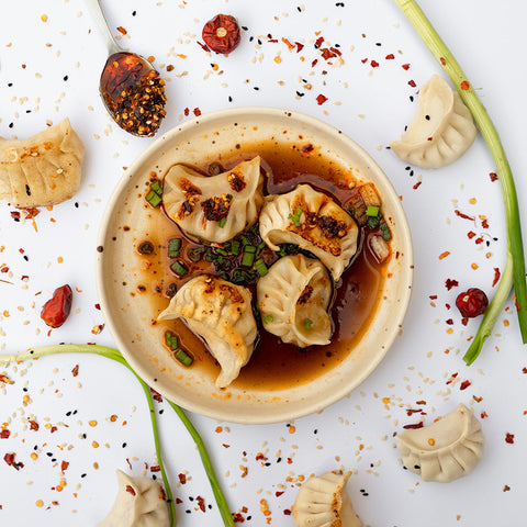 Prawn Dumpling with Chunky Salsa (4)