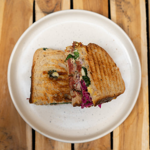 Smoked Beef Pastrami Sourdough Sandwich