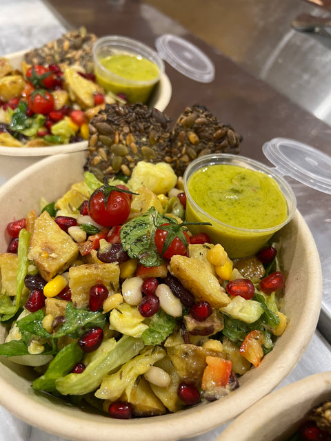 Quinoa Salad with Pesto Lime Dressing