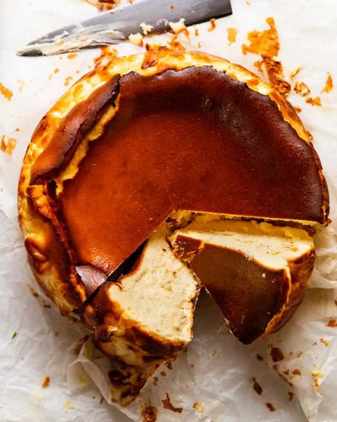 Basque Cheesecake with Nutella