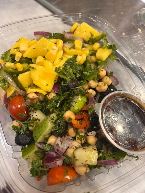 Fatoush Mango Jalapeno Salsa Salad