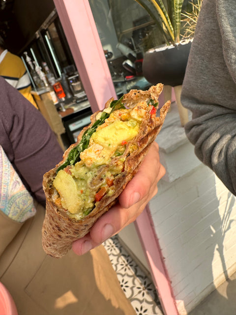 High Protein avocado wrap