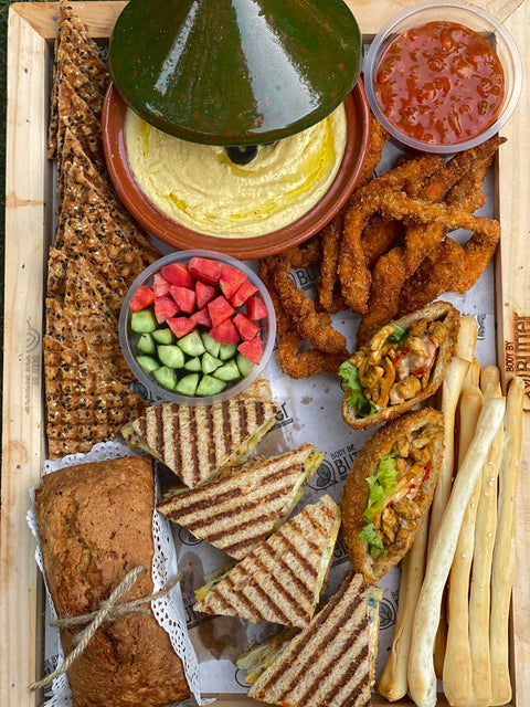 Hummus Snack Platter