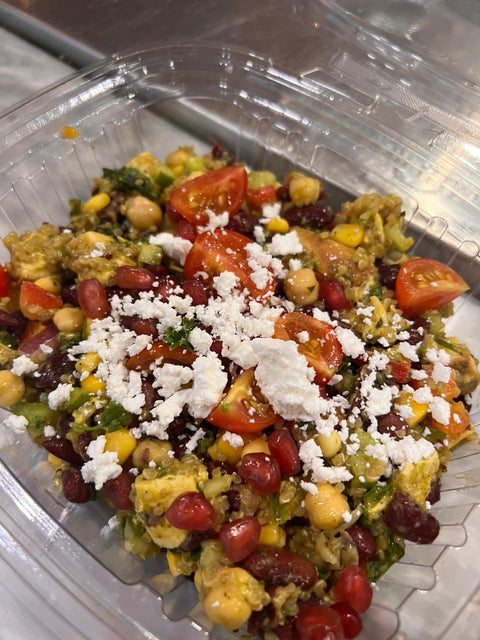 Quinoa Bean Chicken Salad